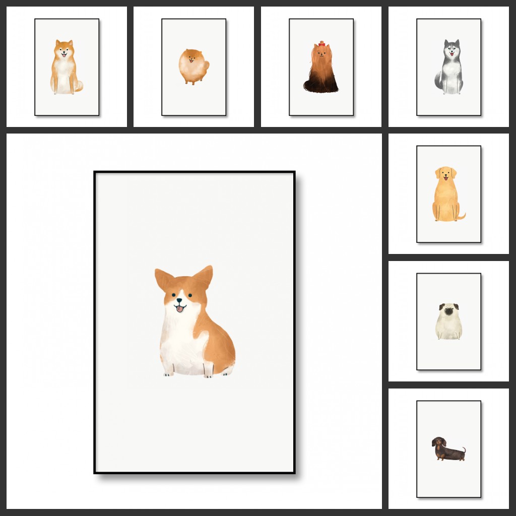 Home Improvement In - Poster Seni Hewan Gaya Minimalis Gambar