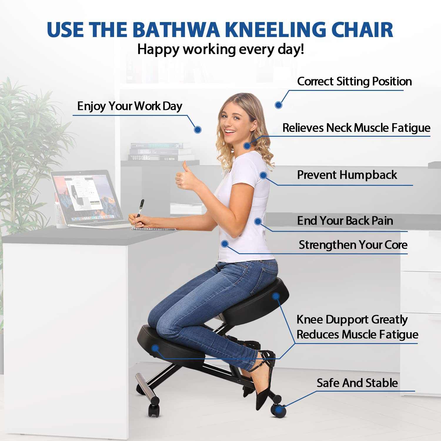 Kursi Berlutut Ergonomis untuk - Home Improvement In ulasan dan harga