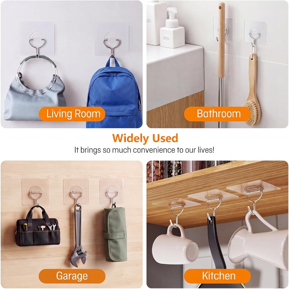 Kait Dinding Perekat Kuat 33lb - Home Improvement In ulasan dan harga