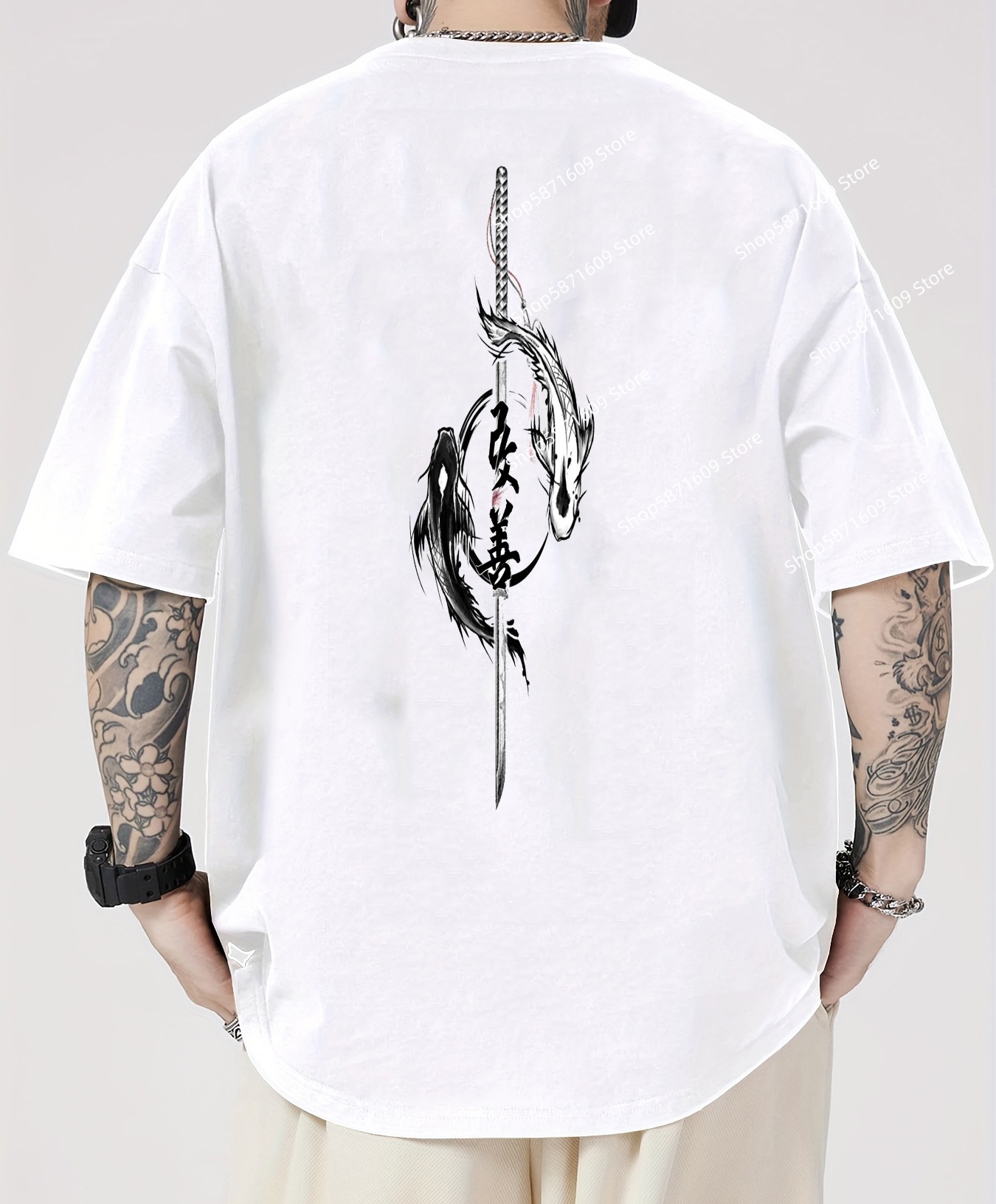 Kaos pria lengan pendek dengan - Home Improvement Man ulasan dan harga